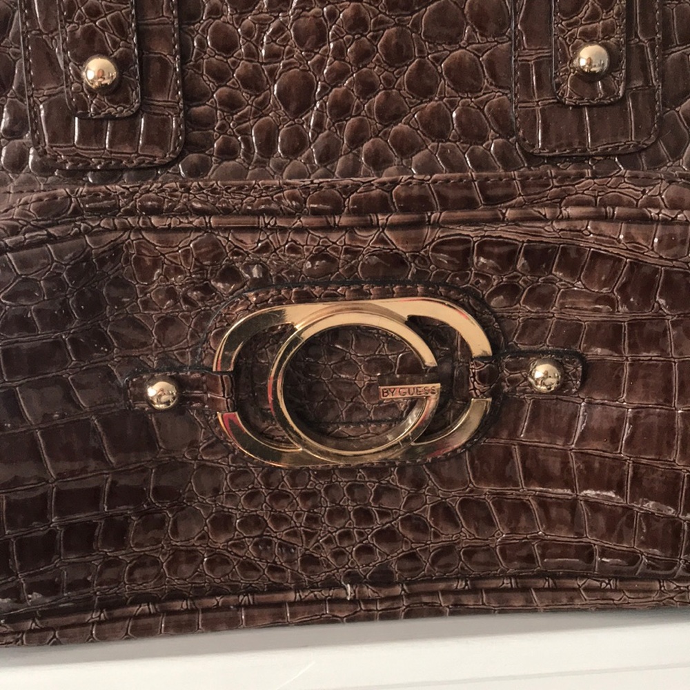 G By Guess Large Tortoise Shell Handbag (Like New) - image 2